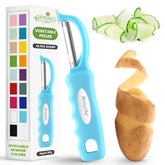 Spring Chef pelador de verduras con giro suave para resultados precisos