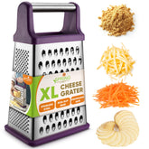 Spring Chef rallador parmesano XL con mango ergonómico para uso cómodo