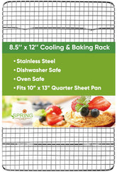Spring Chef rejilla de acero inoxidable para enfriar con buena circulación de aire