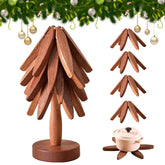 SSFUN posavasos árbol navidad para decoración y protección de superficies.