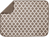 S&T INC. Alfombra XL taupe enrejado para encimera seca.