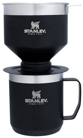 STANLEY Perfect Brew con taza de camping y tapa mantiene el café caliente