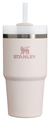 Stanley Quencher H2.0 rosa cuarzo, ideal para mantener la hidratación durante el día.