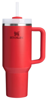 STANLEY Quencher H2.0 con asa y pajilla para uso diario y transporte cómodo.