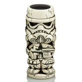 Geeki Tikis Stormtrooper, taza de Star Wars, casco blanco-negro, ideal para fiestas temáticas.