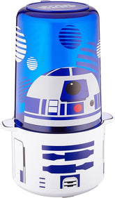 Star Wars R2-D2 Stir Popcorn Popper frente, ideal para noches de cine en casa.
