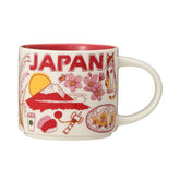 Starbucks Been There Japan 2021: taza cerámica 14 oz para café diario.