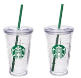 Starbucks taza de viaje aislada de doble pared mantiene la temperatura de la bebida.