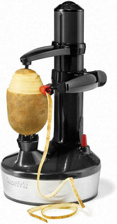 Starfrit Rotato Express 2.0 en uso, pelando frutas con un solo botón