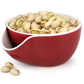 Stargoods Pistachio Bowl, diseño práctico para desechar cáscaras y semillas de forma ordenada.