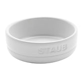Conjunto STAUB de 4 piezas en cerámica blanca para comidas diarias.