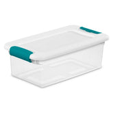 Sterilite 14928012, base transparente, ideal para ver el contenido al instante.