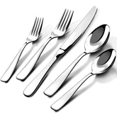 Cubiertos Stilloye para 12 personas, conjunto completo para cenas familiares con estilo