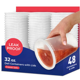 Stock Your Home contenedores de 32 onzas con tapa para llevar