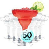 Copas margarita Stock Your Home claras, 12 oz, para 50 invitados.