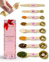 STYLED SETTINGS set de cucharas medidoras rosa 8 piezas: precisión para hornear