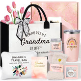 Suhctuptx Conjunto regalo abuela, detalle cálido para Navidad y cumpleaños.