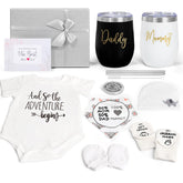 Suhctuptx regalo para mamá primeriza, tumbler gris para bebidas diarias