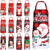 Delantal Suhine Papá Noel: protege la ropa durante la cocina festiva.