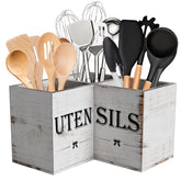 Suli porta utensilios triangular en blanco grano para esquina, útil y compacto