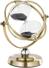 SuLiao reloj de arena bronce grande, giro de 360°, enfoque y productividad.
