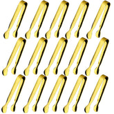 Sunenlyst pinzas mini oro para servir, ideales para aperitivos.