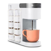 SUNGRACE porta cápsulas K-Cup, montaje lateral transparente para acceso rápido.