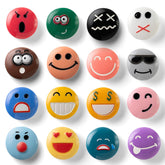 SUNURS imán de refrigerador con caras smiley 3D para alegrar la cocina.