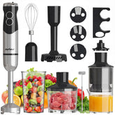 Sunvivi batidora de mano 1000W, ideal para batidos caseros rápidos.