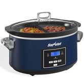 Sunvivi olla lenta 6 cuartos, ideal para cocinar a fuego lento en casa.