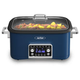 SUNVIVI olla lenta 8qt con panel digital para controlar cocción con facilidad