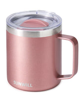 SUNWILL Taza de viaje con tapa para mantener el café caliente durante el viaje.