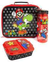 Set de lonchera Super Mario Yoshi, diseño divertido para la comida escolar.