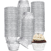SUPPHOUS copas de aluminio para magdalenas, horneado uniforme y desmolde fácil.