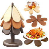 Surmol posaplatos árbol Navidad: conjunto de tres piezas apilables para ahorrar espacio.