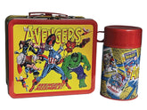 Lonchera Avengers Assemble de Surreal Entertainment, vista frontal, ideal para almuerzos con estilo.