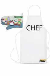 Delantal Surreal Entertainment South Park Chef, diseño temático para cocinar con estilo