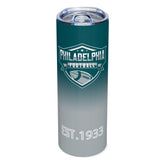 Suswoos 20oz, vista frontal del vaso de acero inoxidable, ideal para uso diario.