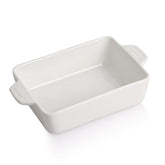 Sweejar bandeja cerámica rectangular frente para servir caliente de inmediato