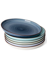 Plato Sweese de cena de 10 pulgadas en porcelana, ideal para servir comidas completas.