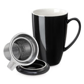 Taza Sweese de 15 oz con infusor y tapa para un té limpio y aromático.