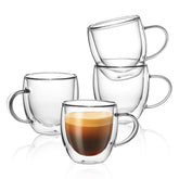 Vasos Sweese de café expreso de doble pared mantienen caliente sin condensación