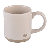 Sweet Water Decor Taza corazón en 14 oz para café o té.