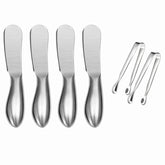sweetfamily-juego-cuchillos-extensores-6-piezas: cuchillos versátiles para untar mantequilla y quesos.