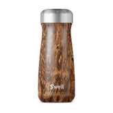 S'well Traveler teakwood 16 oz mantiene bebidas frías 24 horas y calientes 12 horas.