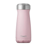S'well Viajera 473 ml Rosa Topacio con boca ancha para ver hielo y beber cómodamente