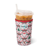 Swig Life Coolie muestra la textura de neopreno de 3 mm para bebidas frías.