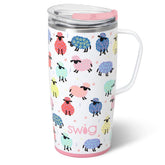 Swig Life, taza termica 22 onzas con manija y tapa para uso diario