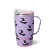 Swig Life Spellbound taza de viaje 18 oz con diseño de Halloween.