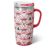 Taza de viaje Swig Life 22oz con asa y tapa para uso diario.